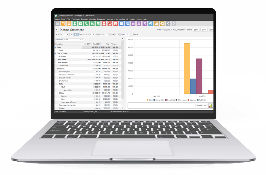 quickeasy accounting ERP